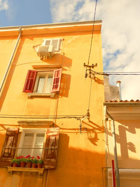 Fondo Pantalla Viaje Elegante Casas Mediterráneas Clásicas Piran Países Bajos — Foto de Stock