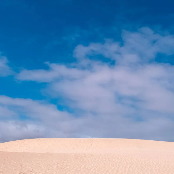 Stijlvol Minimalisme Uitzicht Woestijn Reisconcept Canarische Eilanden Natuuresthetiek — Stockfoto