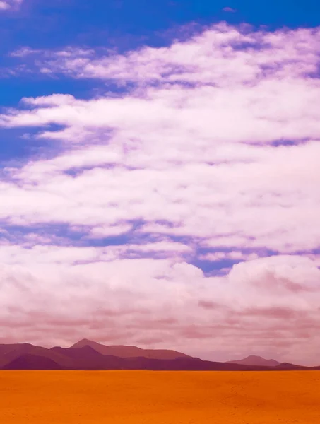 Fondo Pantalla Elegante Minimalismo Desierto Concepto Viaje Islas Canarias Naturaleza — Foto de Stock