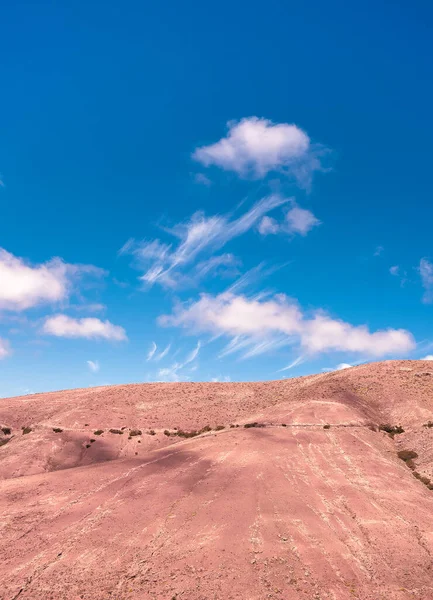 Vulkanisch Woestijnlandschap Stijlvol Natuurbehang Reisconcept Canarische Eilanden Fuerteventura — Stockfoto