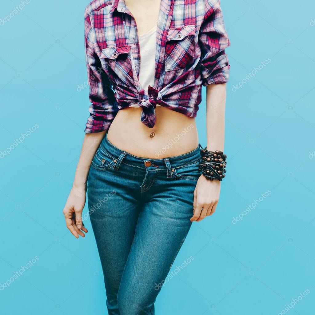 cowboy style jeans
