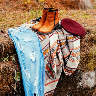 Trendy autumn look fa