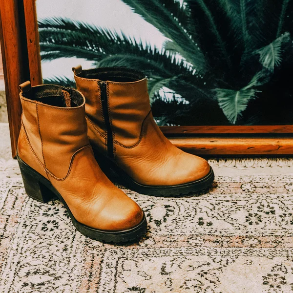 Fashionable ladies shoes. Texas style — Stock Photo, Image