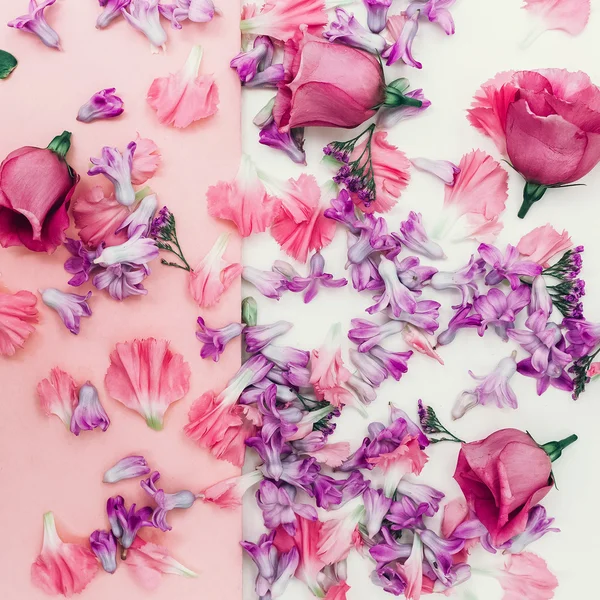 Flores fondo romántico. Se acerca la primavera —  Fotos de Stock