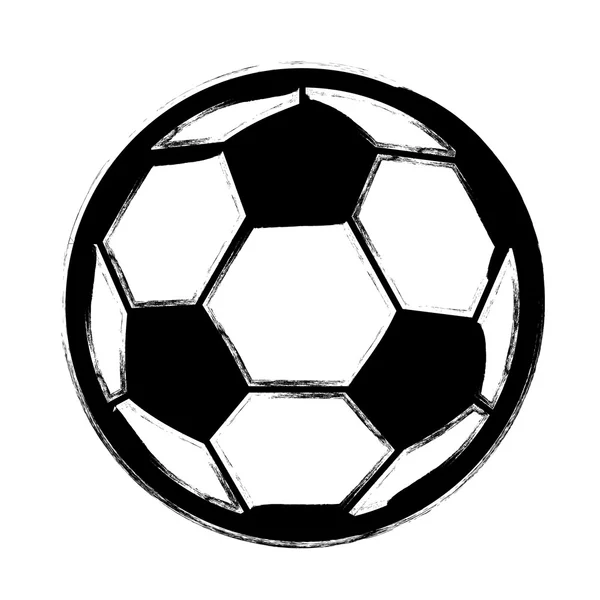 Palla da calcio grafica — Vettoriale Stock