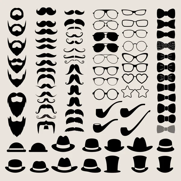 Hipster style infographics elements and icons — Stock Vector