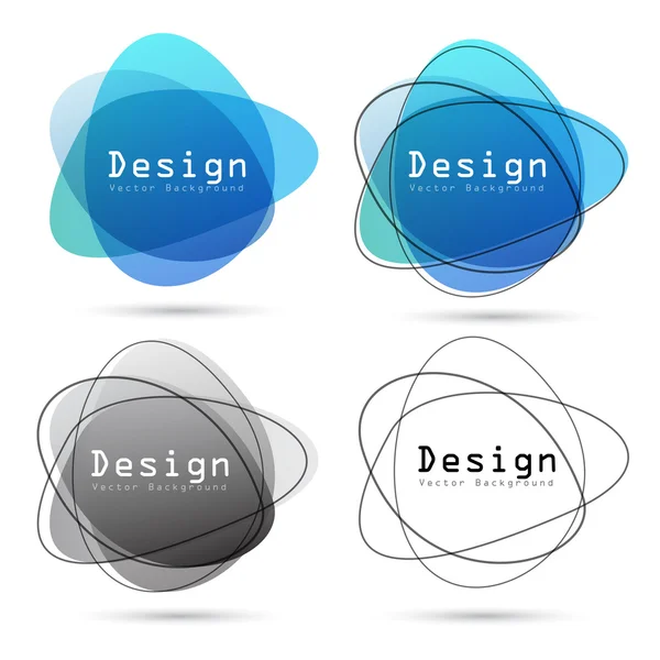 Élément abstrait logo design — Image vectorielle
