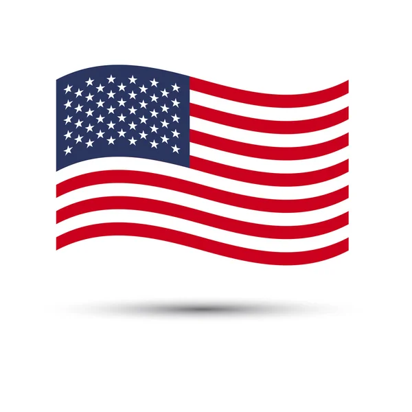 USA flag  background — Stock Vector