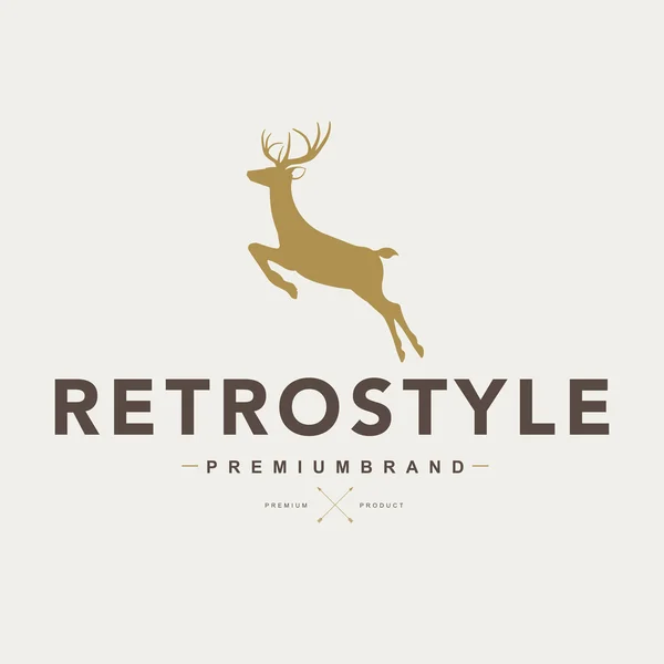 Emblemas e rótulos hipster vintage — Vetor de Stock