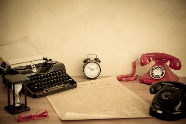 Vintage working place — Stock Photo, Image