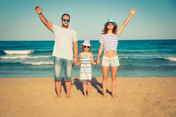Happy family having fun — Stock Photo, Image