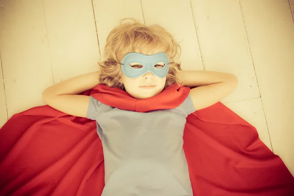 Dziecko superbohatera — Zdjęcie stockowe