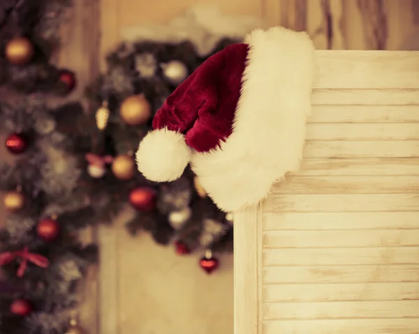 Sombrero rojo de Santa Claus —  Fotos de Stock