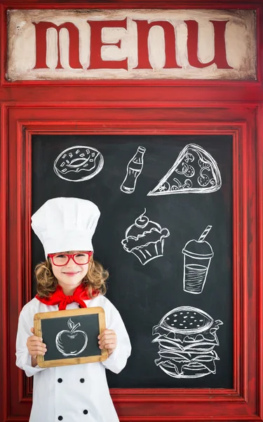 Child chef cook. — Stock Photo, Image