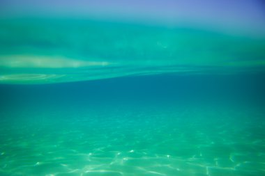 Underwater sea background clipart