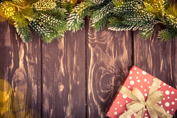 木のクリスマス ツリー ブランチ — ストック写真