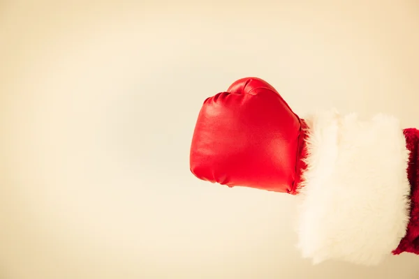 Santa Claus punch — Stock Photo, Image
