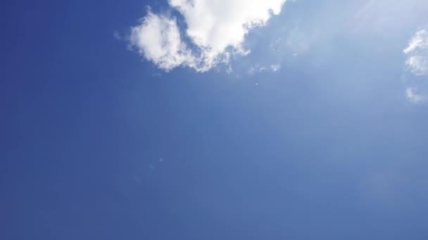 Timpul Trece Cer Frumos Nori Fundal Cer Nori Vreme Natura — Videoclip de stoc