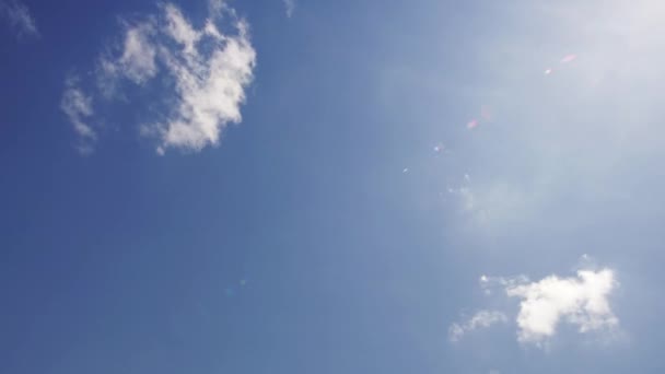 Tiden Förfaller Vacker Himmel Med Moln Bakgrund Himmel Med Moln — Stockvideo