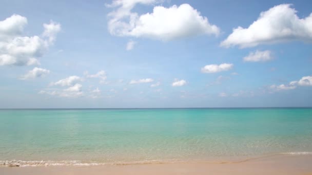 Пхукет Таиланд Путешествия Природное Видео Пхукет Пляж Море Пейзаж Видом — стоковое видео