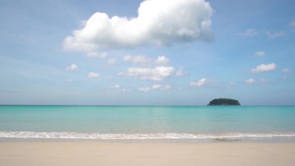 Tajlandia Podróż Phuket Natura Wideo Plaża Phuket Morze Scena Krajobrazu — Wideo stockowe