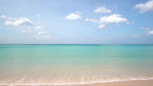 Tajlandia Podróż Phuket Natura Wideo Plaża Phuket Morze Scena Krajobrazu — Wideo stockowe