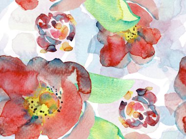 Suluboya Tertemiz Desen 'i Bırakıyor.