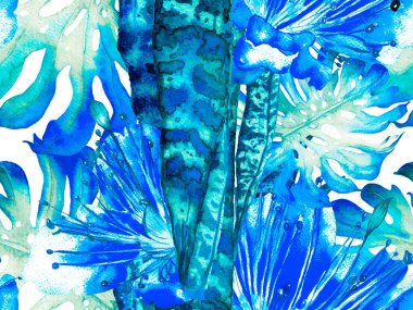 Suluboya Tertemiz Desen 'i Bırakıyor.