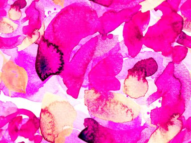 Suluboya Tertemiz Desen 'i Bırakıyor.