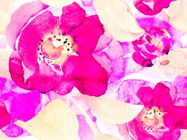 Suluboya Tertemiz Desen 'i Bırakıyor.