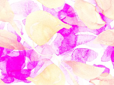 Suluboya Tertemiz Desen 'i Bırakıyor.