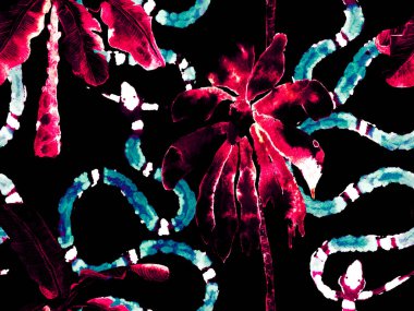 Yılan kusursuz desen.