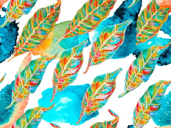 Bio Jasmin Seamless Pattern.