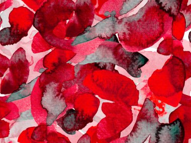 Suluboya Tertemiz Desen 'i Bırakıyor.