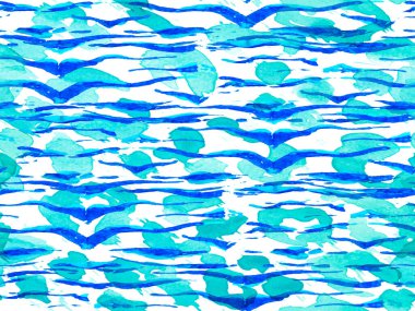 Suluboya kusursuz desen.