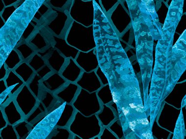 Tropik, pürüzsüz desen. 