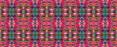 Suluboya Etnik Tasarım. 
