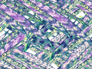 Suluboya Tertemiz Desen 'i Bırakıyor.