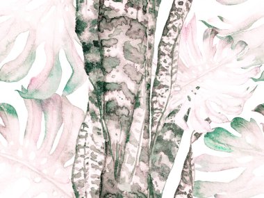 Suluboya Tertemiz Desen 'i Bırakıyor.