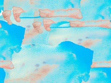 Suluboya kusursuz desen.