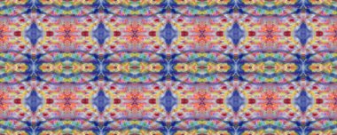 Suluboya Etnik Tasarım. 