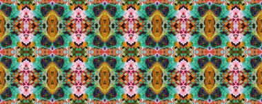 Suluboya Etnik Tasarım. 