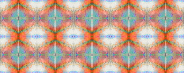 民族のシームレスなパターン 楽しい長方形Ikat Rapport 水彩民族デザイン Pythonの背景を描く シェブロン幾何学水着パターン スネークスキンランダムテクスチャ ベージュ グレー — ストック写真