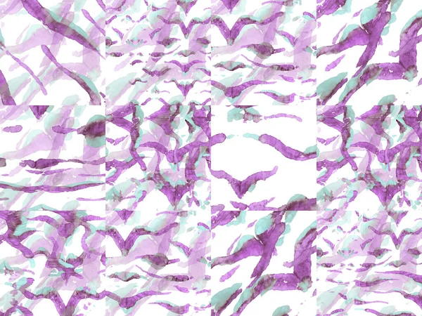 Proton Purple Geometric Animal Texture Diseño Camuflaje Acuarela Azulejo Safari — Foto de Stock