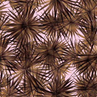 Palm Monstera Kusursuz Düzen. Magenta Tropik Yaz Arkaplanı. Plaj Ormanı Mayo Tasarımı Yaprakları. Lei Uyum. Klasik Hawai baskısı. Tropik Tekstil dokusu. Botanik fayansları.