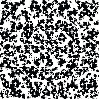 Çapraz model. Siyah, beyaz, geometrik, pürüzsüz doku. Tek renkli tasarım baskısı. Moda grafik tekrarı baskısı. Basit geometri arkaplanı. Soyut soyut doğrusal süsleme. 