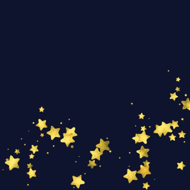 Yuvarlak altın konfetisi. Geçmişi kutlayın. Siyah arka planda altın parıltılar ve noktalar. Lüks davetiye şablonu. Düşen altın konfetileri. Parıldayan arkaplan. 