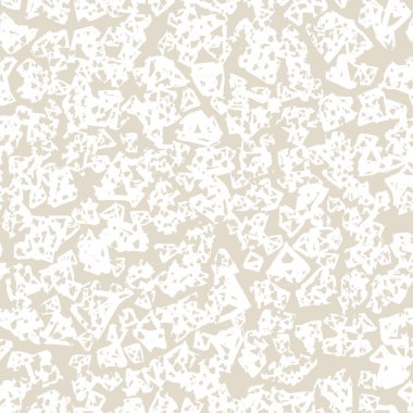 Üçgen desen. Beyaz fildişi geometrik dikişsiz doku. Tek renkli vektör tasarımı baskısı. Moda grafik yinelenen fayans. Mürekkeple çizilmiş geometri arka planı. Soyut soyut doğrusal süsleme