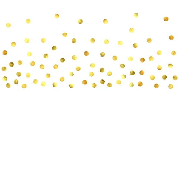 Confettis Ronds Vecteur Lumineux Célébrer Fond Aquarelle Étincelles Dorées Des — Image vectorielle