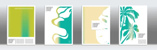 Maqueta Diseño Portada Arco Iris Diseño Creativo Cuaderno Antecedentes Del — Vector de stock